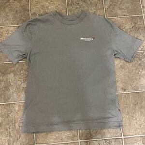 Hollister Gray Short-Sleeve Logo Tee